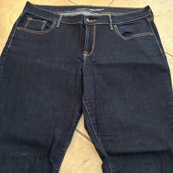 NWOT Old Navy 16SHORT Mid Rise Curvy Dark Wash Bootcut Jeans - Picture 6 of 6